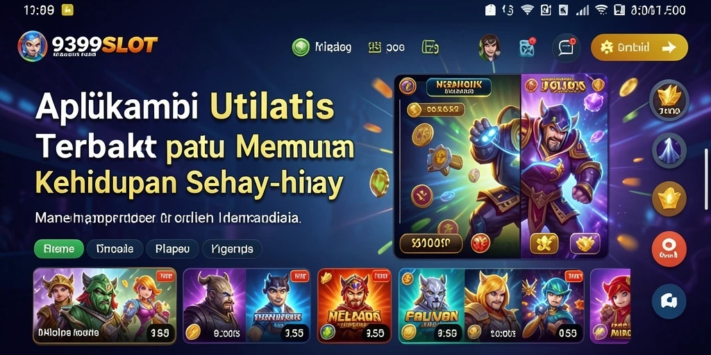 Tampilan fitur utama aplikasi 9399SLOT yang memudahkan pengelolaan dan pengingat tugas.