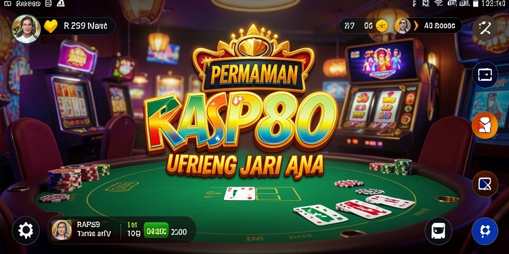 Screenshot RAP89 menampilkan gameplay menarik dengan pengaturan kasino yang hidup.