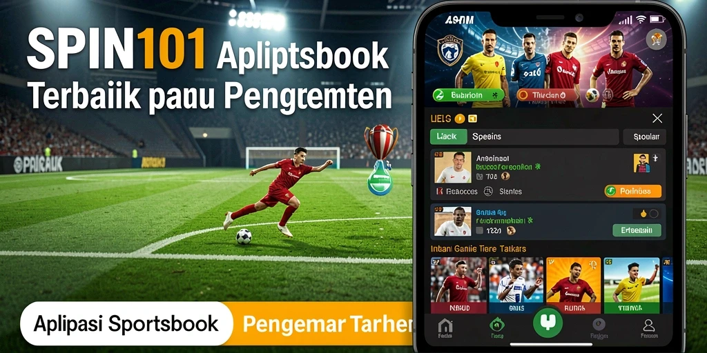 Screenshot utama SPIN101 menampilkan tampilan menarik dan gameplay yang dinamis.
