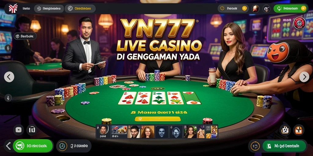 Gameplay langsung yang menarik di aplikasi YN777.