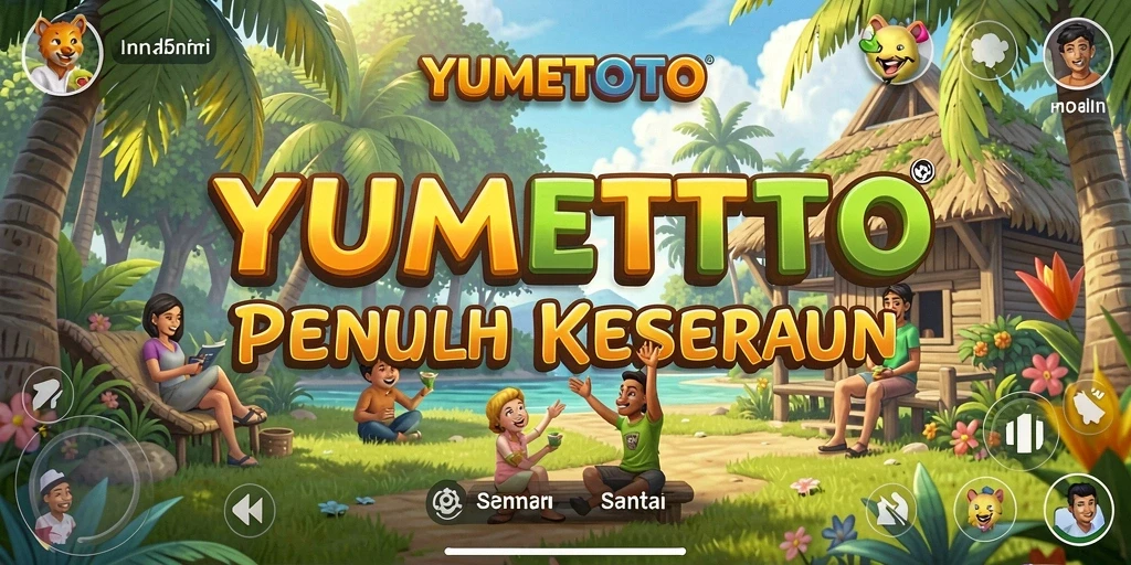 Tampilan gameplay YUMETOTO yang menarik dan penuh warna.